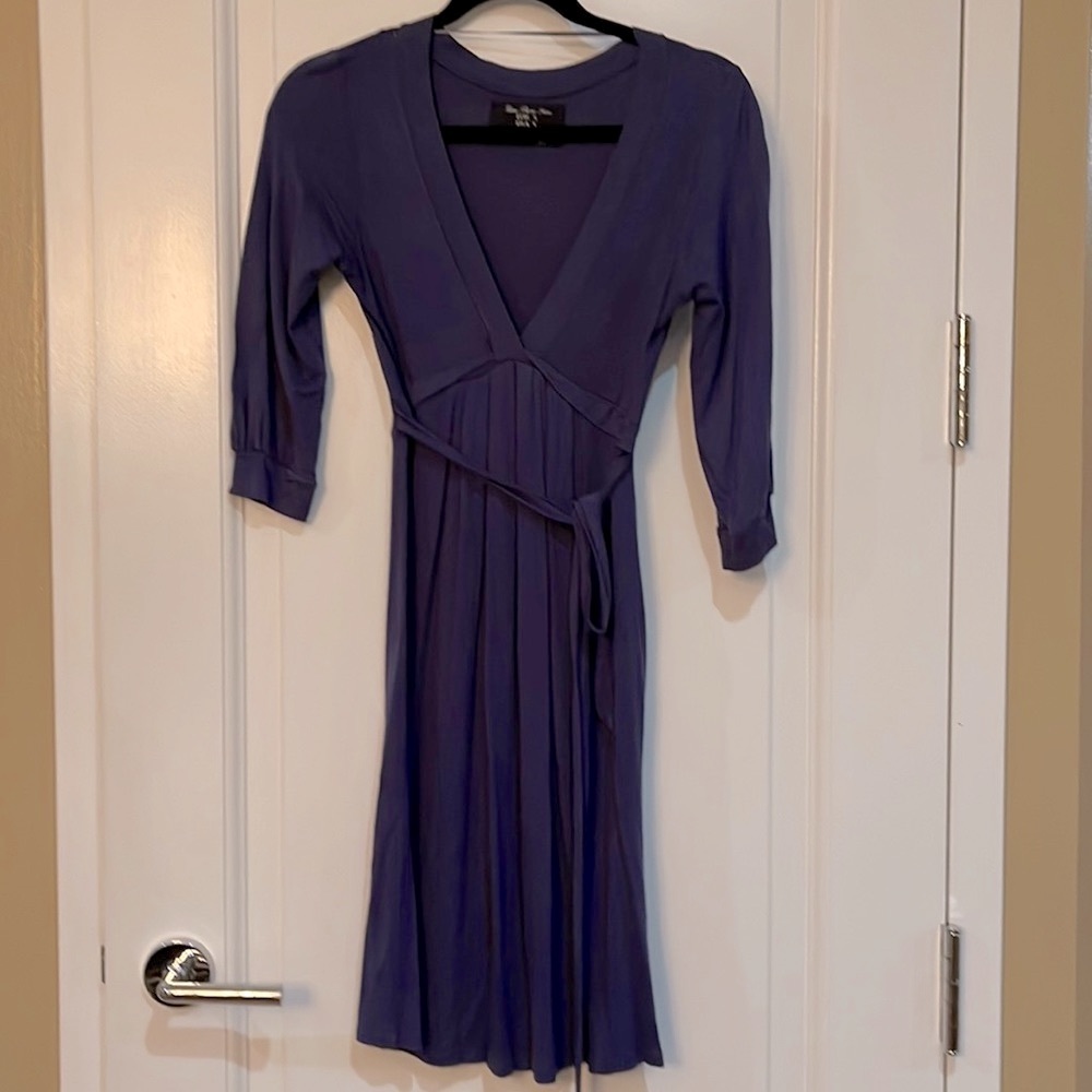 Blue midi Zara dress